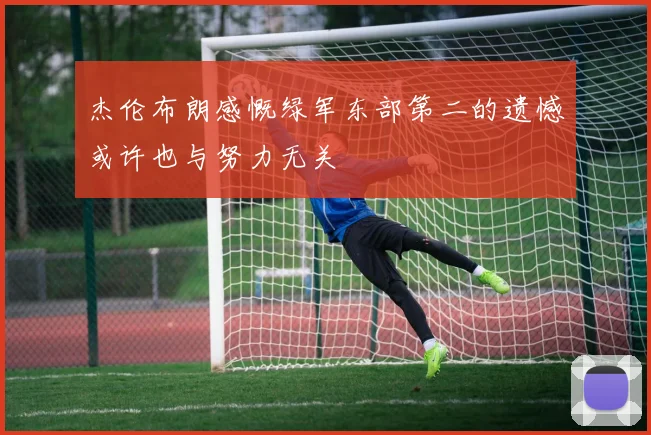 杰伦布朗感慨绿军东部第二的遗憾或许也与努力无关